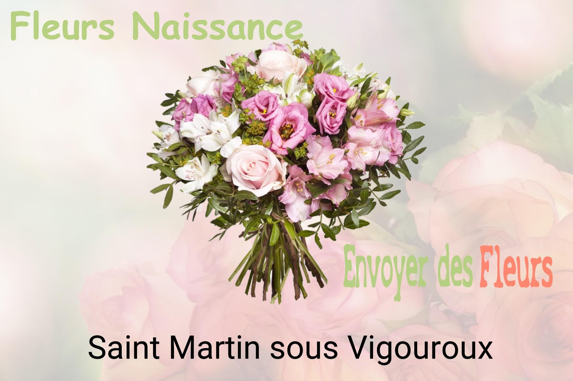 Bouquet de fleurs de naissance livré à Saint-Martin-sous-Vigouroux